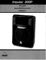 Preview for 1 page of Peavey Impulse Impulse 200P User Manual