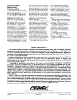 Предварительный просмотр 2 страницы Peavey IP 4C Specification Sheet