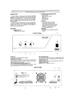 Предварительный просмотр 2 страницы Peavey IPA 300 Operating Instructions Manual