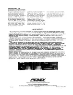 Preview for 2 page of Peavey IPA 75T Specification Sheet