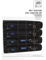 Предварительный просмотр 1 страницы Peavey IPR2 5000 DSP Operating Manual