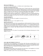 Предварительный просмотр 4 страницы Peavey KB 60 Operating Manual