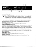 Предварительный просмотр 4 страницы Peavey KB/A 100 Operating Manual