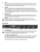 Предварительный просмотр 5 страницы Peavey Kosmos Operating Manual