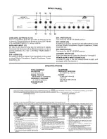 Preview for 3 page of Peavey Linemix 8 Owner'S Manual