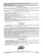 Preview for 4 page of Peavey Linemix 8 Owner'S Manual