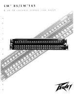 Preview for 1 page of Peavey LM 16s Operating Manual