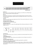 Предварительный просмотр 3 страницы Peavey LM 16s Operating Manual