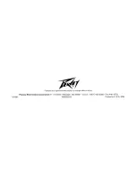 Предварительный просмотр 12 страницы Peavey LM 16s Operating Manual