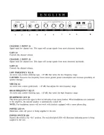 Предварительный просмотр 3 страницы Peavey Lo Max 15 Operating Manual