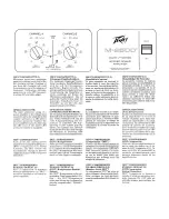 Предварительный просмотр 2 страницы Peavey M-2600 Operating Manual