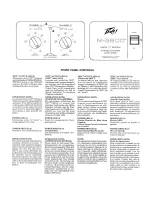 Предварительный просмотр 3 страницы Peavey M-2600 Operating Manual