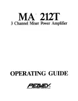 Peavey MA 212T Operating Manual предпросмотр