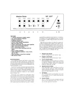 Предварительный просмотр 2 страницы Peavey MA 635T Operating Instructions Manual