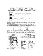 Предварительный просмотр 1 страницы Peavey MA series User Manual