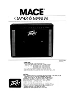 Peavey Mace Manual предпросмотр