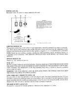 Предварительный просмотр 5 страницы Peavey Mark VI Bass XP Series Operating Manual