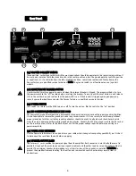 Предварительный просмотр 8 страницы Peavey Max 700 Operation Manual