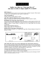 Preview for 6 page of Peavey MicroBass Operating Manual