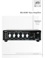 Peavey Mini MAX Operating Manual preview