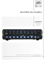 Preview for 1 page of Peavey Mini MEGA Operating Instructions Manual