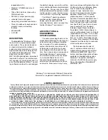 Preview for 2 page of Peavey MINIFRAME 108TM Specifications