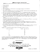 Предварительный просмотр 30 страницы Peavey Minx 110 Operating Manual