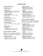 Preview for 5 page of Peavey MM 8830 User Manual