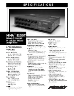 Peavey MMA 8150T II Specifications предпросмотр