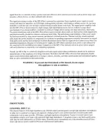 Предварительный просмотр 4 страницы Peavey MP-4 Plus Operating Manual