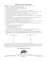 Предварительный просмотр 12 страницы Peavey MP-4 Plus Operating Manual