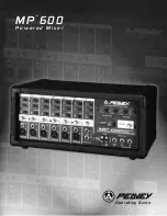 Peavey MP 600 Operating Manual preview