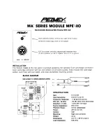 Peavey MPE-XO Manual предпросмотр