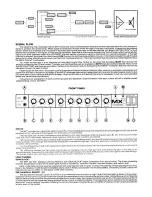 Preview for 2 page of Peavey MX VTX series Operating Manual