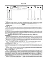 Preview for 5 page of Peavey MX VTX series Operating Manual