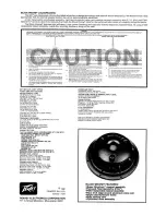 Preview for 6 page of Peavey MX VTX series Operating Manual