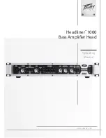 Peavey NASHVILLE 1000 Operating Manual предпросмотр