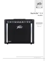 Предварительный просмотр 1 страницы Peavey Nashville 112 Operating Manual