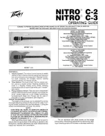 Peavey Nitro C-3 Operating Manual предпросмотр