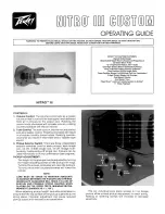 Peavey Nitro III Custom Operating Manual предпросмотр