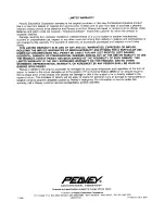 Preview for 4 page of Peavey PAA 250 Specifications