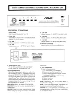 Preview for 2 page of Peavey Performance Series Operating Instructions