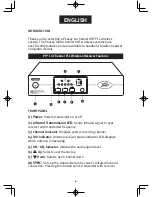 Предварительный просмотр 7 страницы Peavey PLL-16 Operating Manual