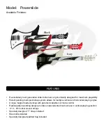 Preview for 1 page of Peavey Powerslide Lap Specifications