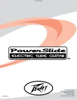 Предварительный просмотр 8 страницы Peavey PowerSlide Manual