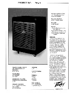 Peavey Pro 410 Specifications предпросмотр