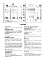 Предварительный просмотр 2 страницы Peavey Production Mixer 902 Owner'S Manual