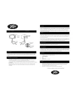 Preview for 1 page of Peavey PT-C01 User Manual