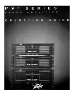 Peavey PV 1.3K Operating Manual предпросмотр