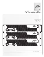 Предварительный просмотр 1 страницы Peavey PV 1 Operating Manual